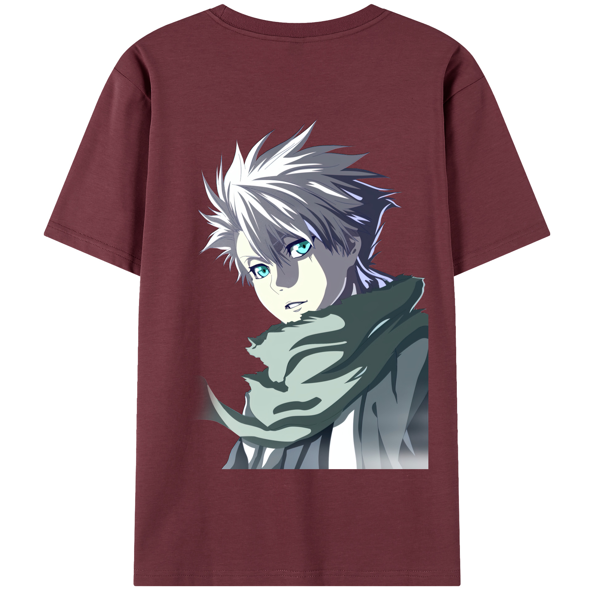 （画像用） ブリーチ 日番谷冬獅郎（ひつがや とうしろう） BLEACH Hitsugaya Toushirou 綿100％半袖Tシャツ（背面プリント）